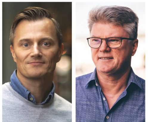 Bilde av daglig leder i Nova Consulting group sammen med daglig leder av Egde