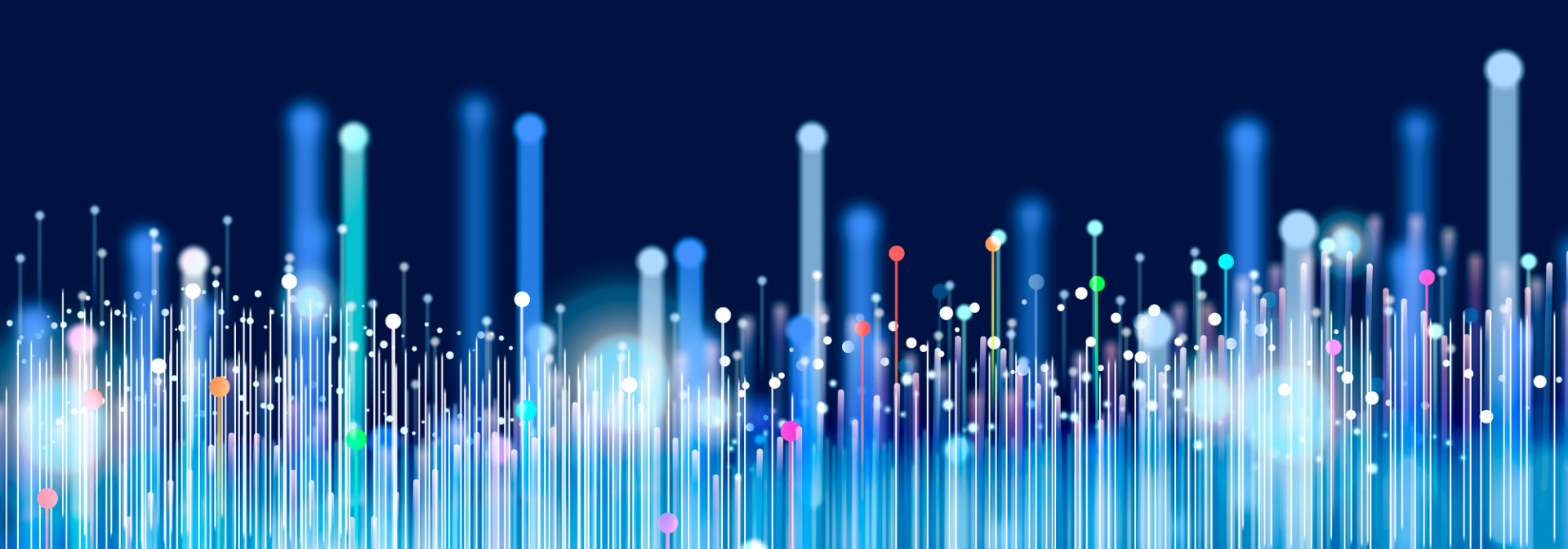 Fiberoptiske kabler. Illustrasjon