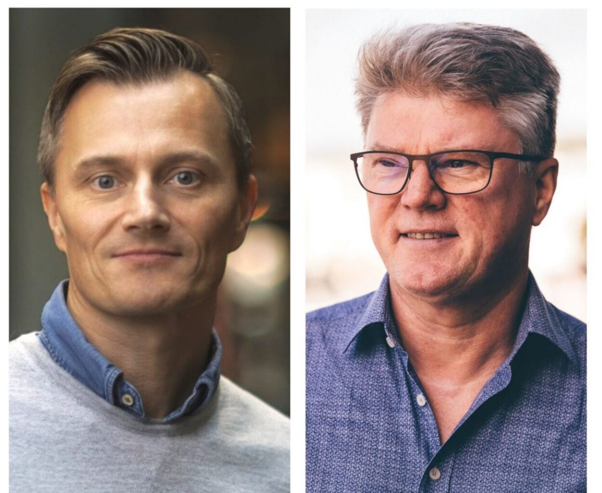 Bilde av daglig leder i Nova Consulting group sammen med daglig leder av Egde