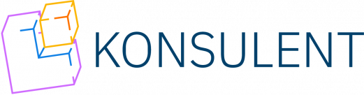 Logo for konsulent. Grafikk.