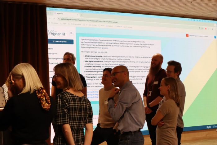 Deltakere fra AgderKI-workshop