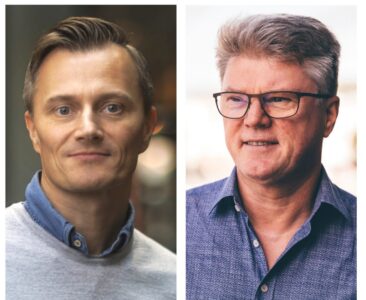 Bilde av daglig leder i Nova Consulting group sammen med daglig leder av Egde